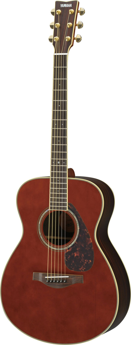 Yamaha LS6 ARE Small Body Acoustic-Electric Guitar - Dark Tinted