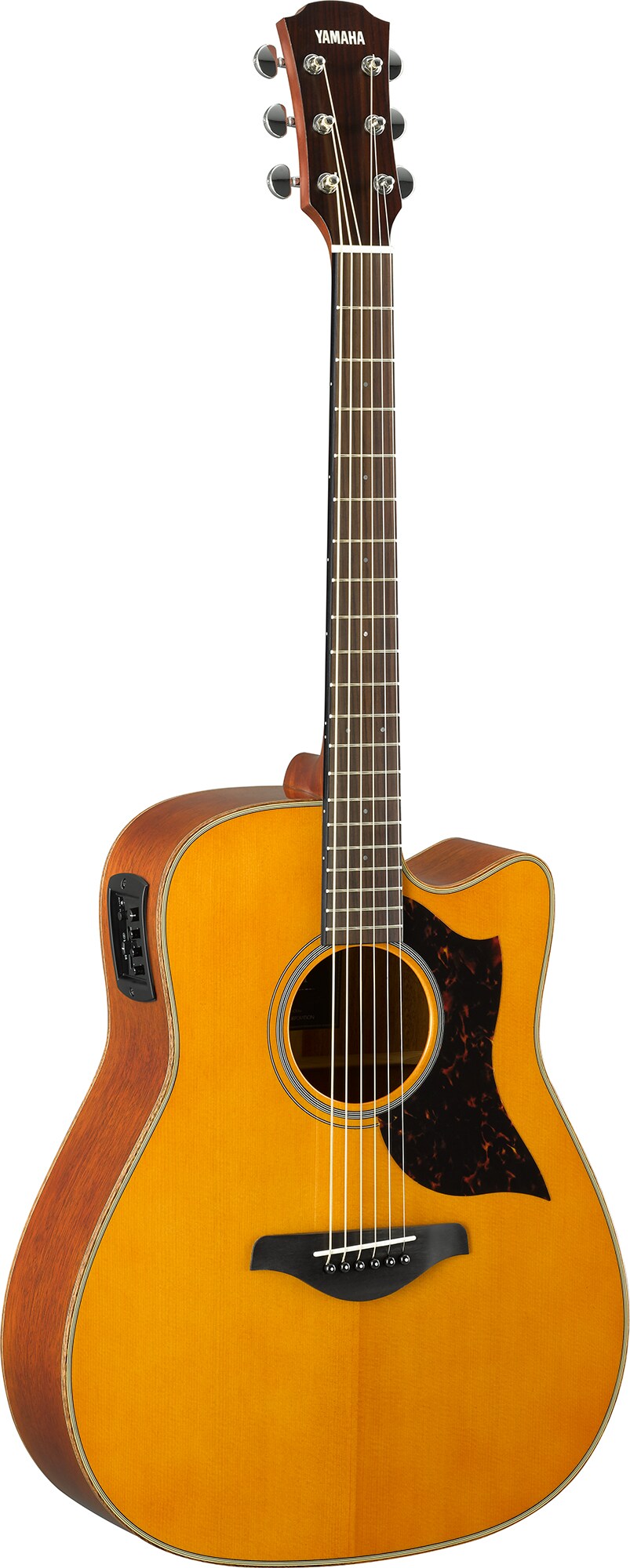 Yamaha A1M Dreadnought Acoustic-Electric Guitar - Vintage Natural