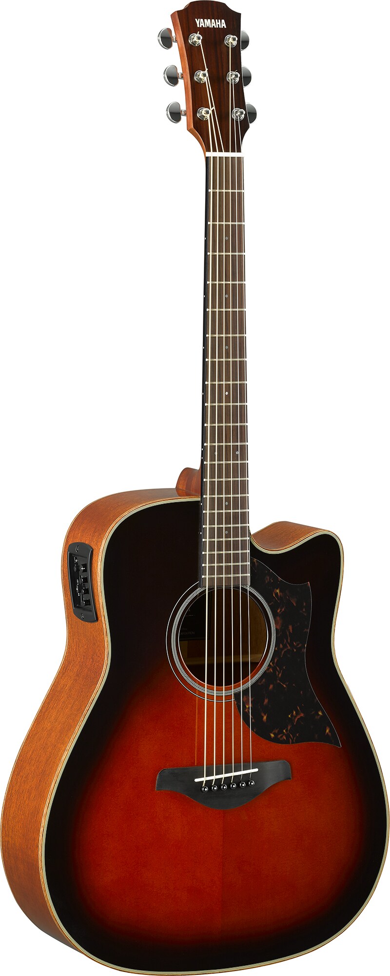 Yamaha A1M Dreadnought Acoustic-Electric Guitar - Tobacco Brown Sunburst