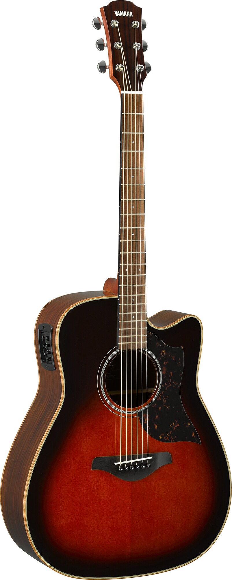 Yamaha A1R Dreadnought Acoustic-Electric Guitar - Tobacco Brown Sunburst