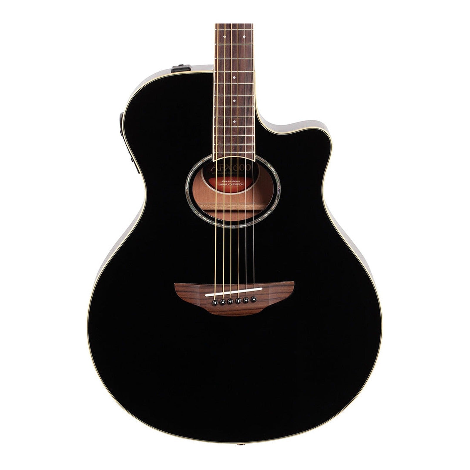 Yamaha APX600 Thinline Acoustic-Electric Guitar - Black