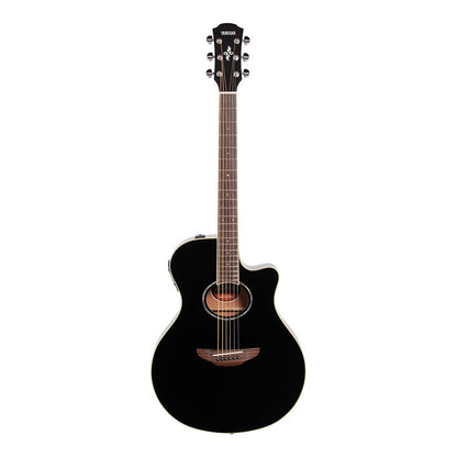 Yamaha APX600 Thinline Acoustic-Electric Guitar - Black — view 2