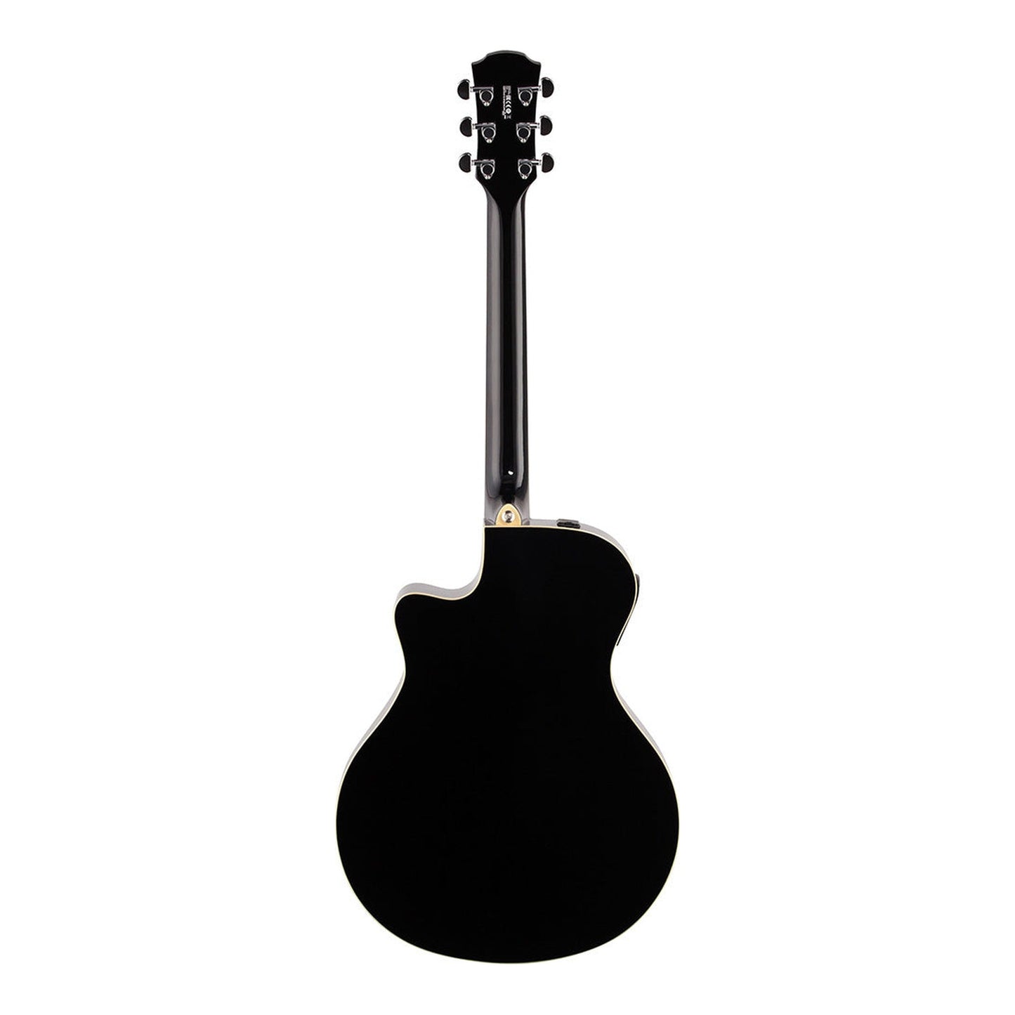 Yamaha APX600 Thinline Acoustic-Electric Guitar - Black — view 3