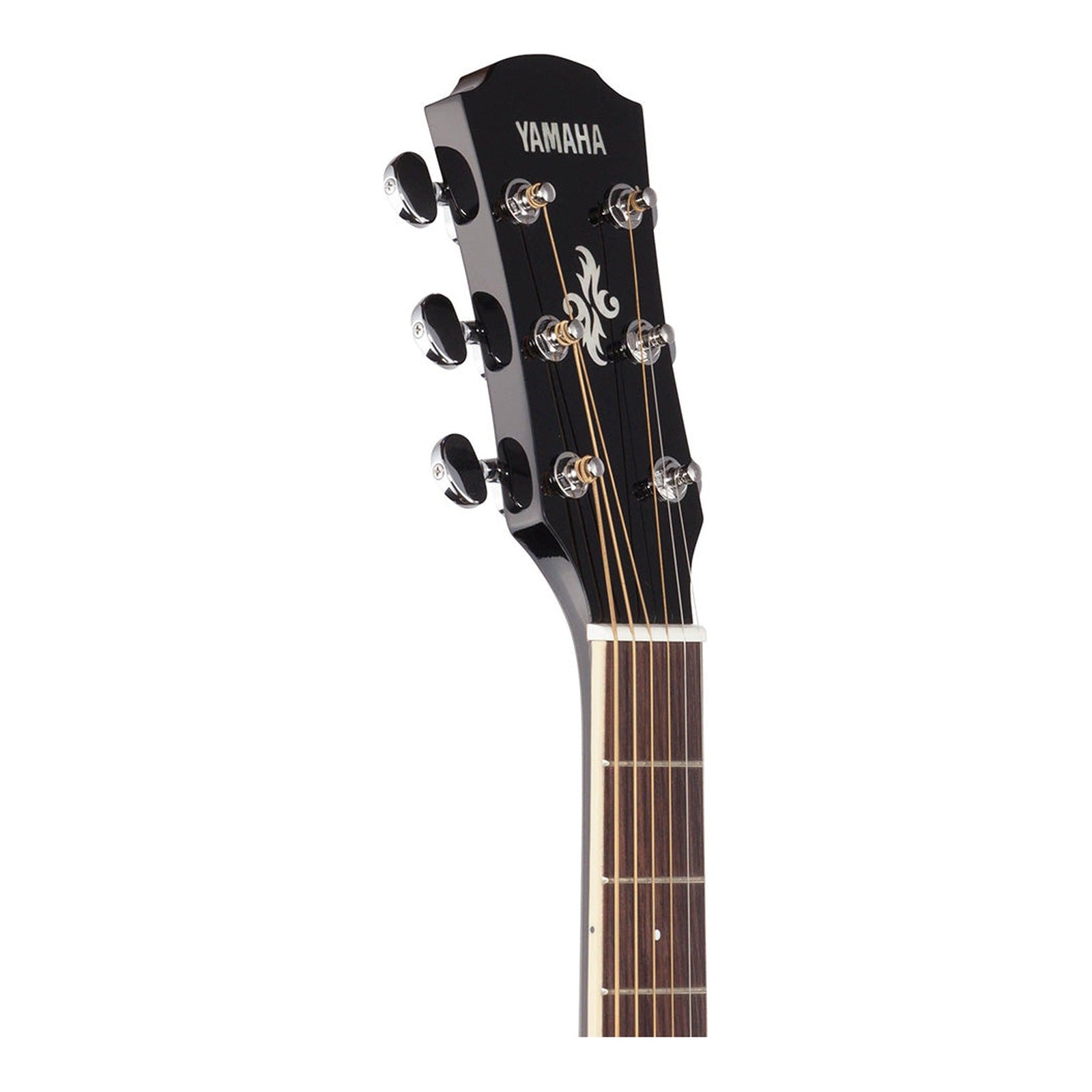 Yamaha APX600 Thinline Acoustic-Electric Guitar - Black — view 4