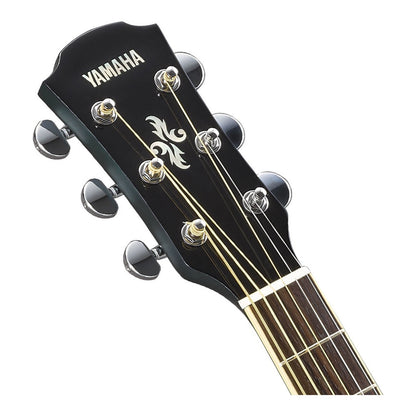 Yamaha APX600 Thinline Acoustic-Electric Guitar - Oriental Blue Burst — view 3
