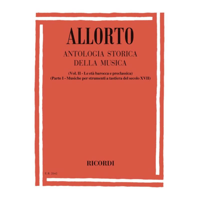 Antologia Storica Della Musica Vol 2 Pt 1 Book