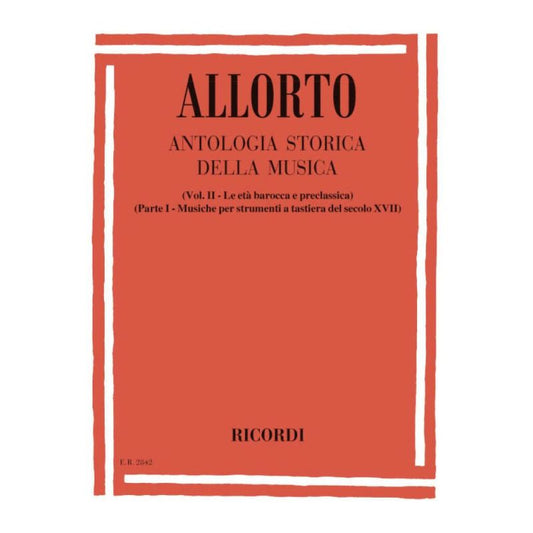 Antologia Storica Della Musica Vol 2 Pt 1 Book