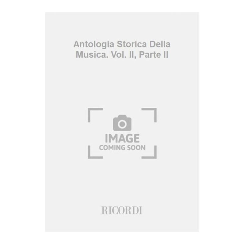 Antologia Storica Della Musica Vol 2 Pt 2 Book