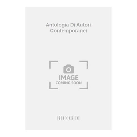 Antologia Di Autori Contemporanei Per P Book