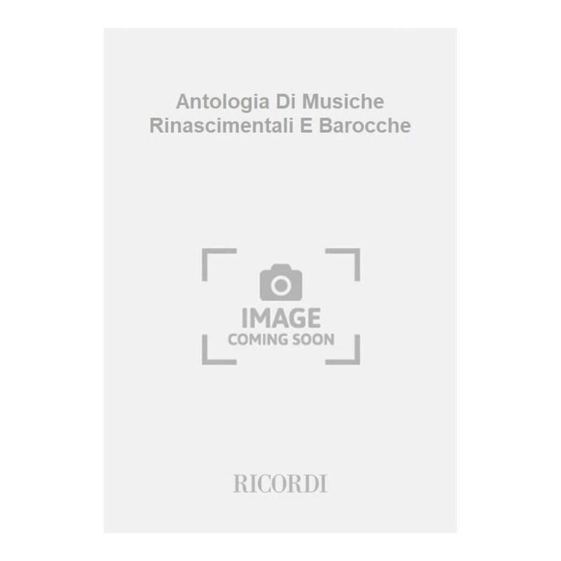 Antologia Di Musiche Rinascimentali E B Book