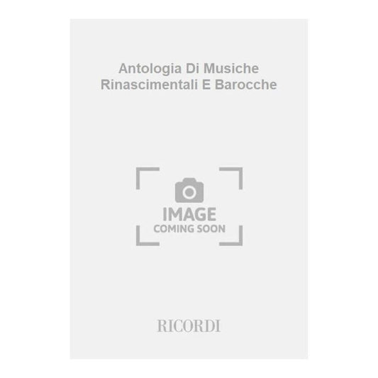 Antologia Di Musiche Rinascimentali E B Book