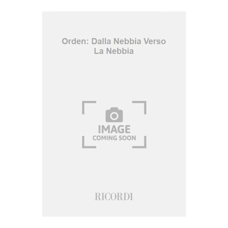 Arrigo Orden Dalla Nebbia Verso La Nebbi Book