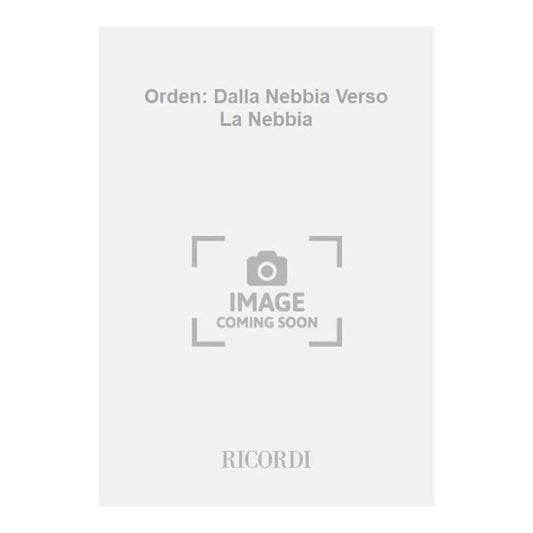 Arrigo Orden Dalla Nebbia Verso La Nebbi Book