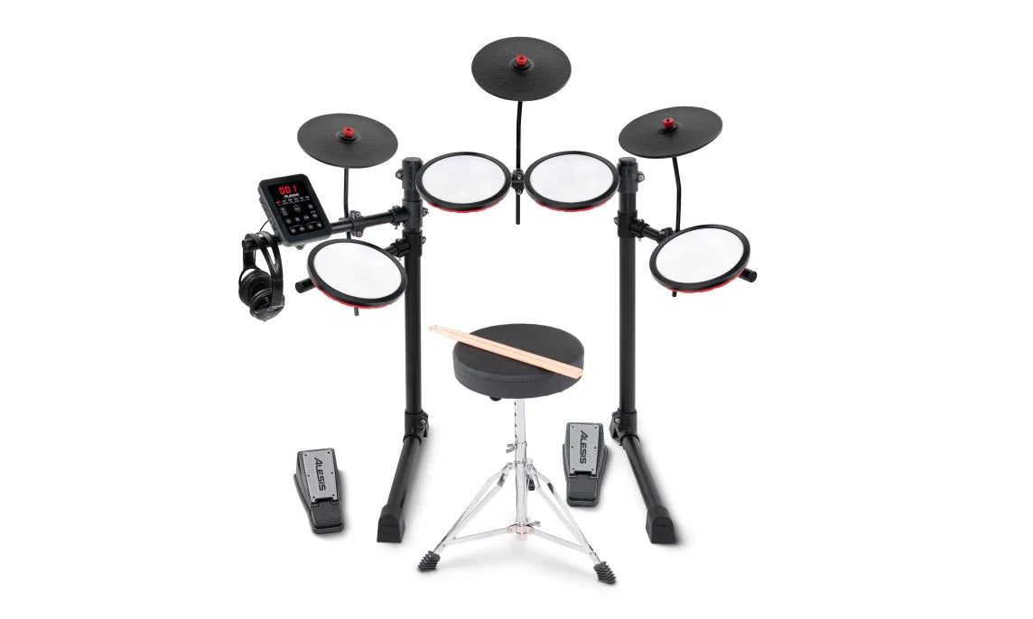 Alesis Turbo Max electronic drum kit, angled view