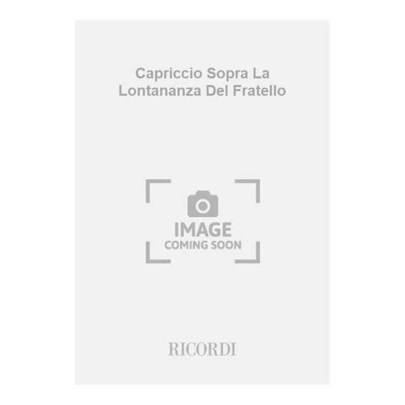 Capriccio Sopra La Lontananza Del F Book