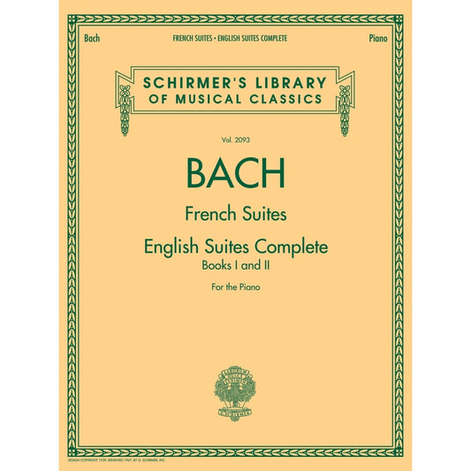 6 French Suites Bwv 812-817 Book