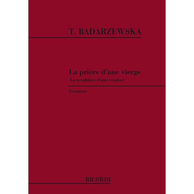 La Priere D Une Vierge Book