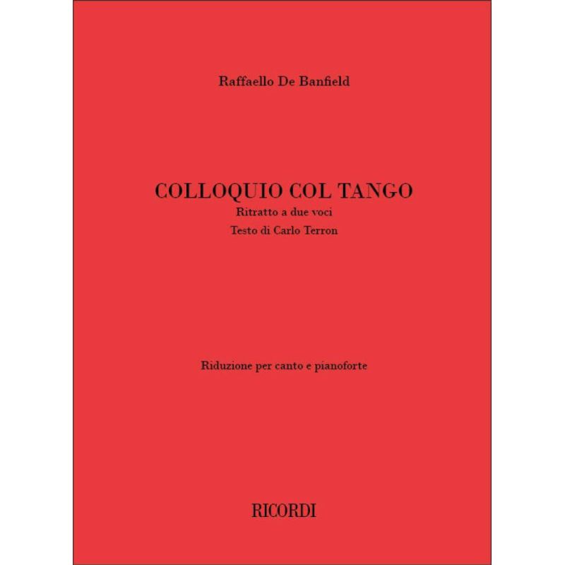 Colloquio Col Tango Book
