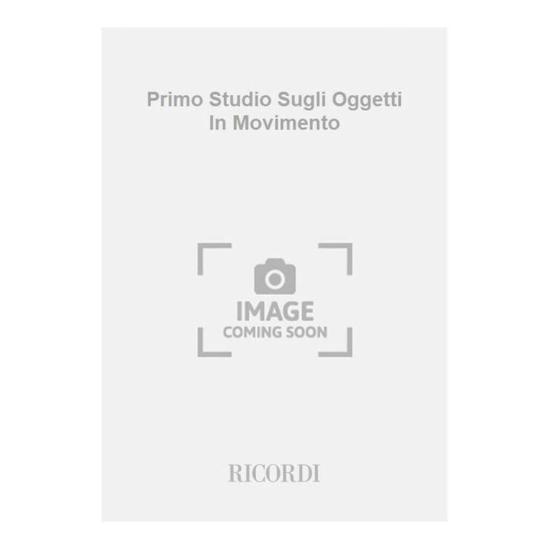 Primo Studio Sugli Oggetti In Mo Book