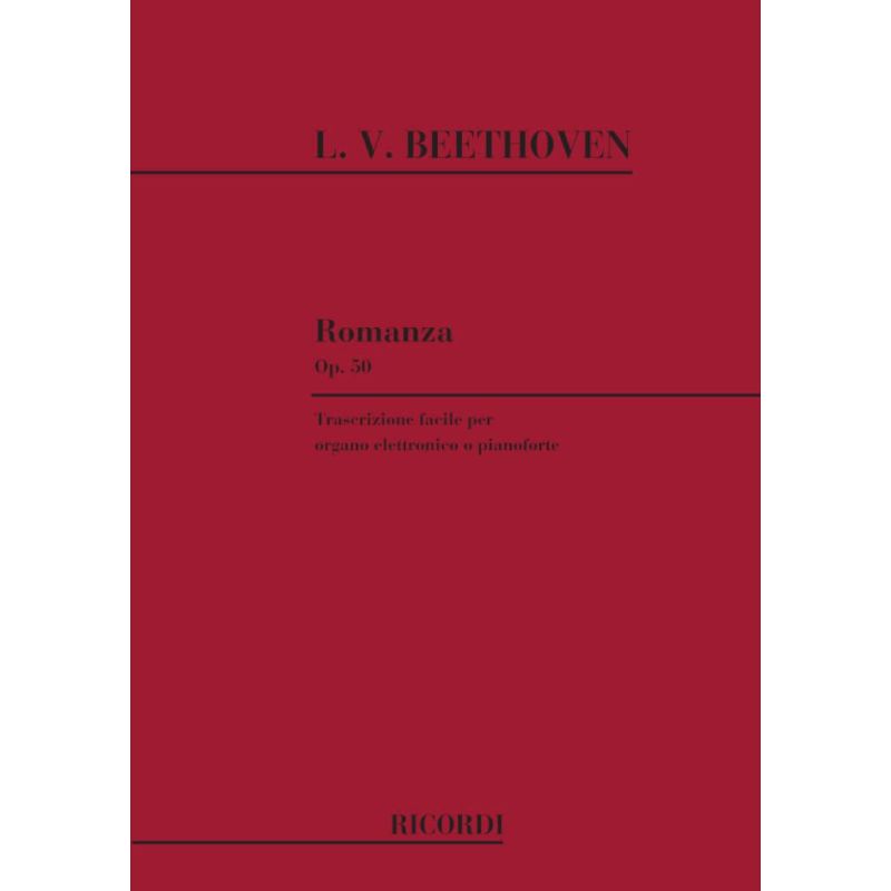 2 Romanze Per Vl N2 In Fa Op50 Book