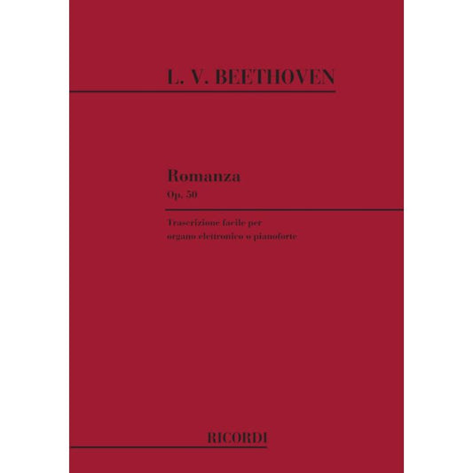 2 Romanze Per Vl N2 In Fa Op50 Book