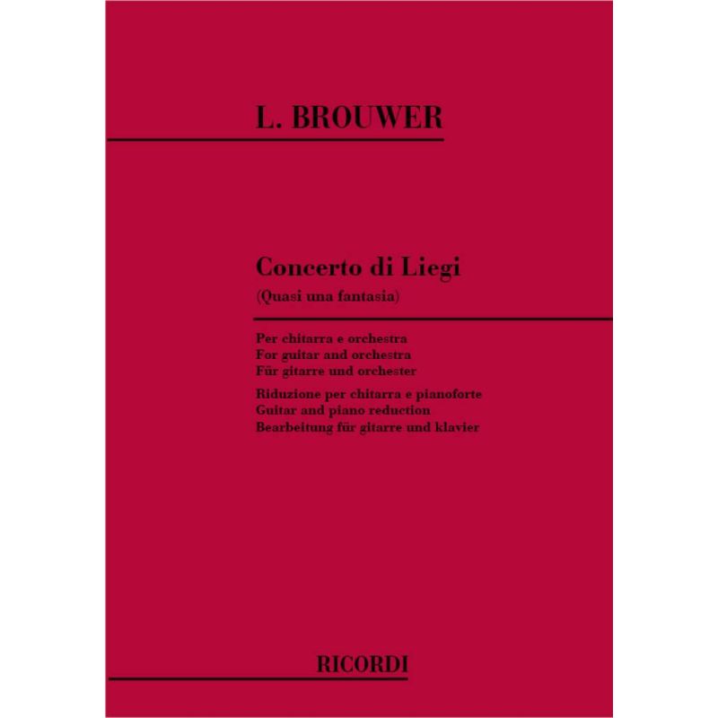 Concerto Di Liegi Quasi Una Fantasia Book