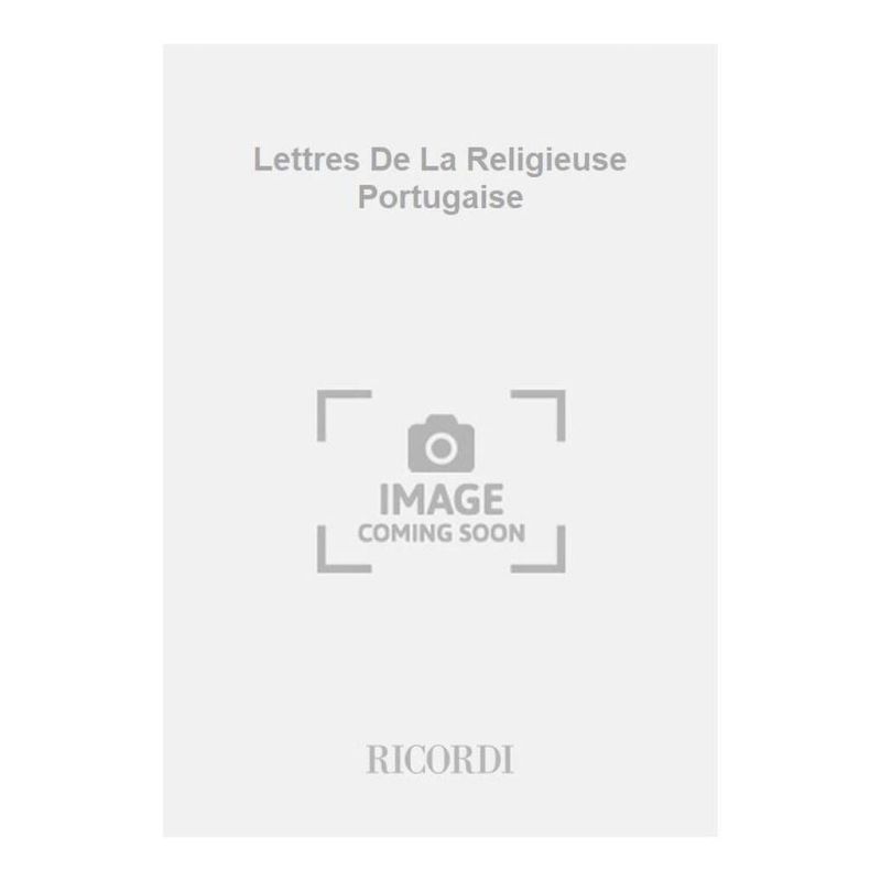Lettres De La Religieuse Portugai Book