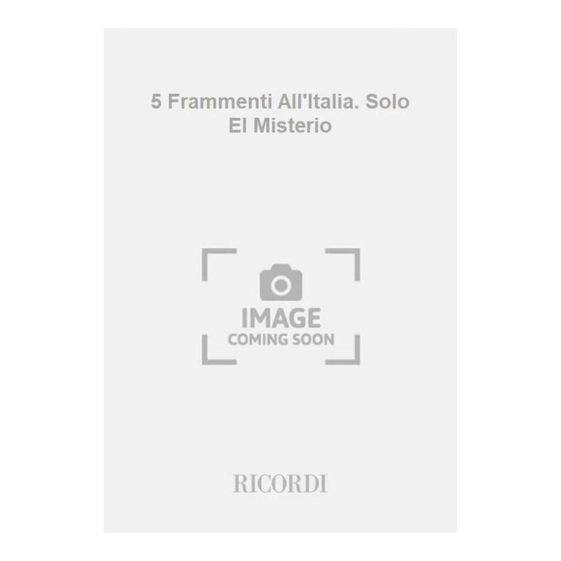 5 Frammenti All Italia Solo El Book