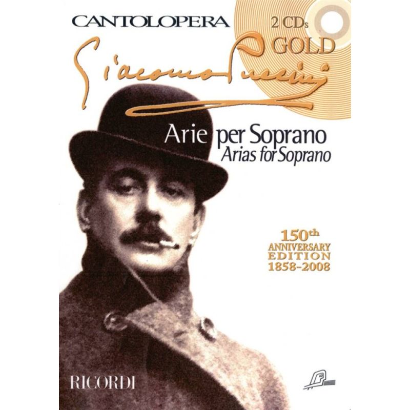 Arie Per Soprano Cantolopera Gold Book/2CDs Book