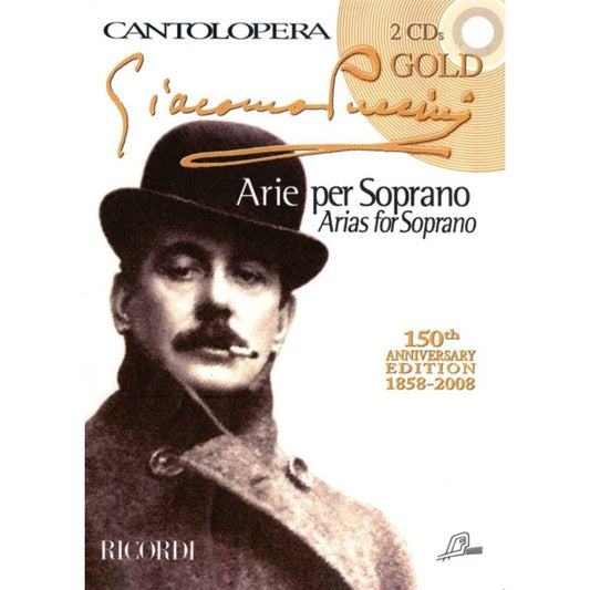 Arie Per Soprano Cantolopera Gold Book/2CDs Book