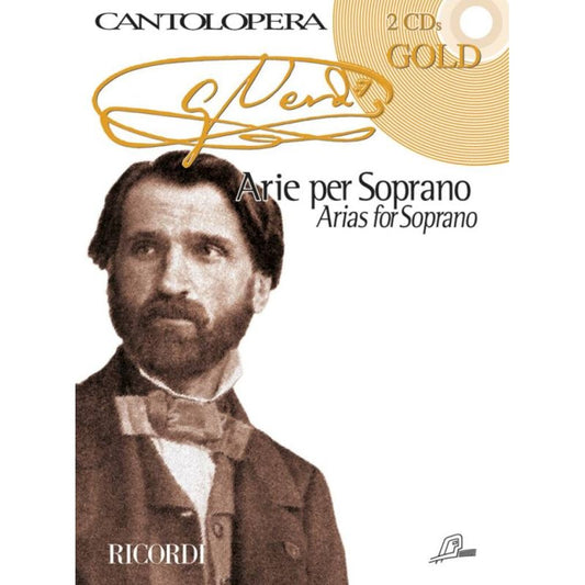 Arie Per Soprano Cantolopera Gold Book/2CDs Book