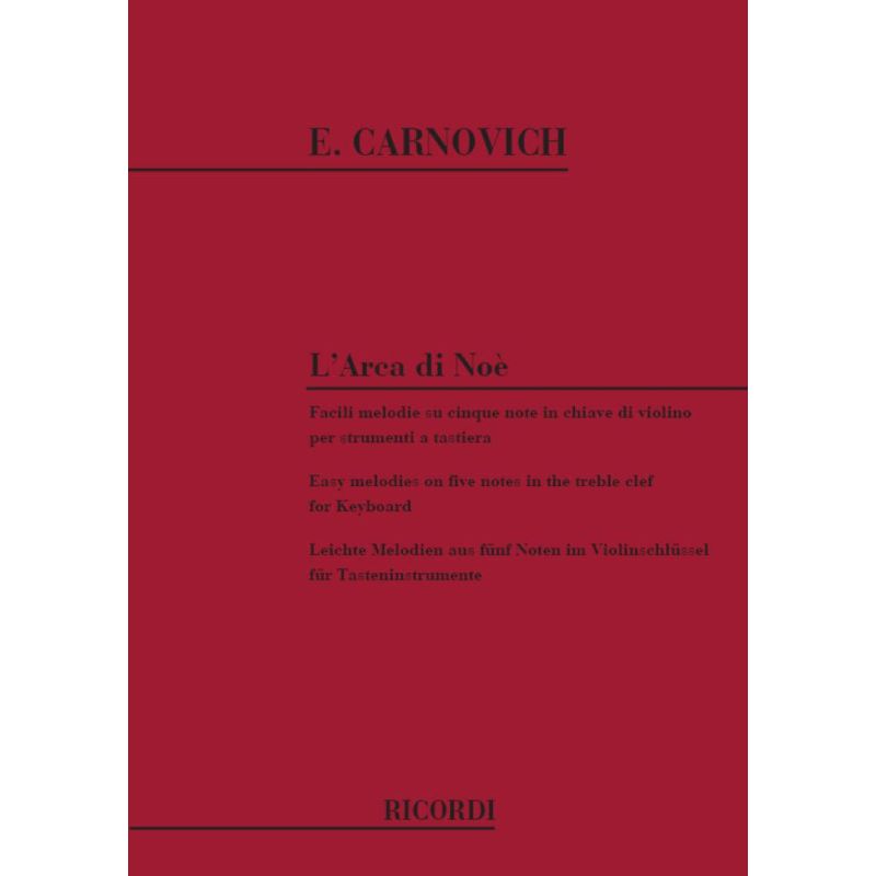 L Arca Di Noe Facili Melodie Book