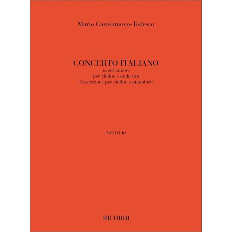 Concerto Italiano In Sol Minore (Pod) Book