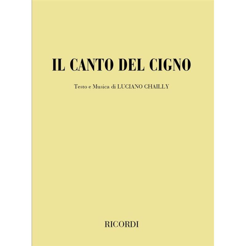 Il Canto Del Cigno Book