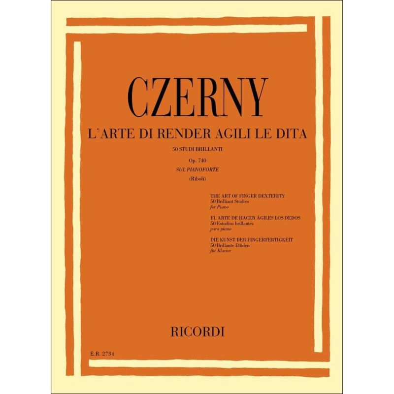 Czerny - Art Of Finger Dexterity Op 740 (Softcover Book)