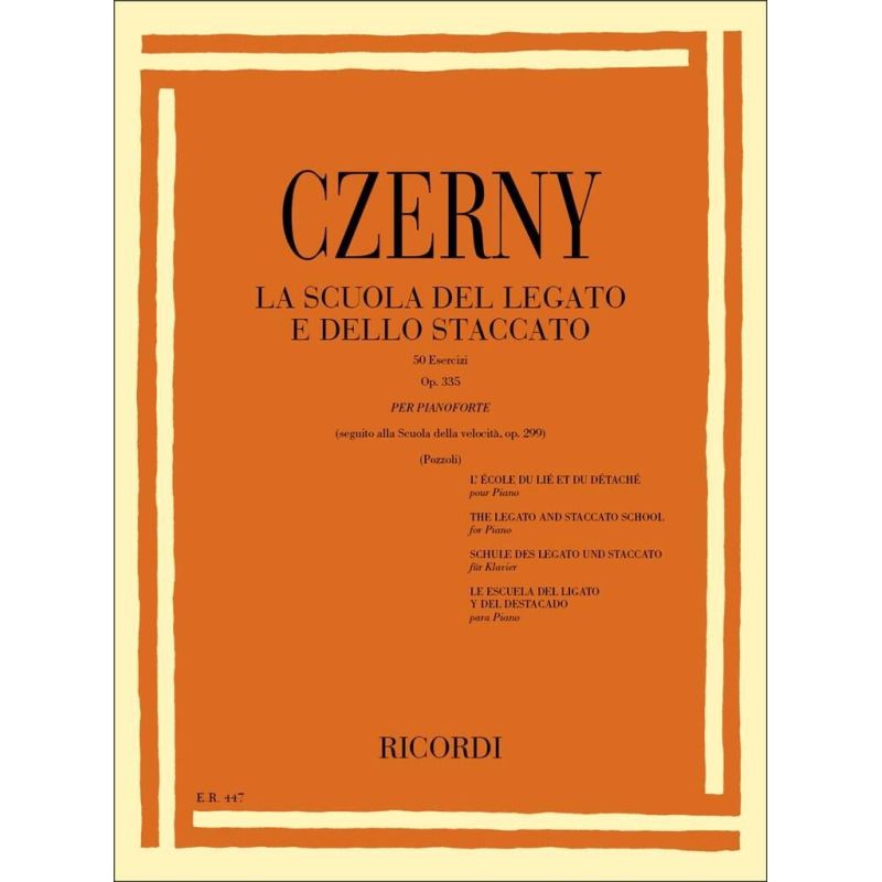 School Of Legato And Staccato Op 335 Book