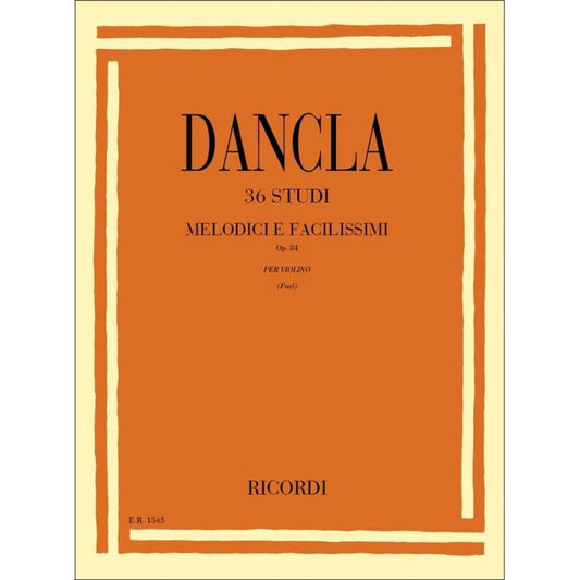 36 Studi Melodici E Facilissimi Op 84 Book