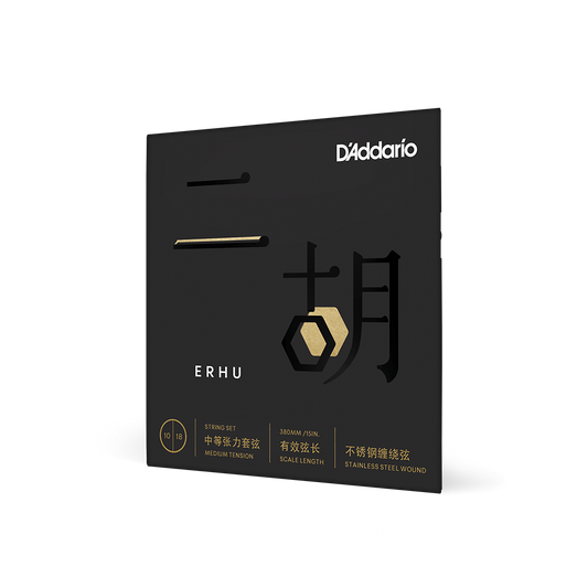 D'Addario ERHU01 Erhu Strings, Medium Tension, 10-18