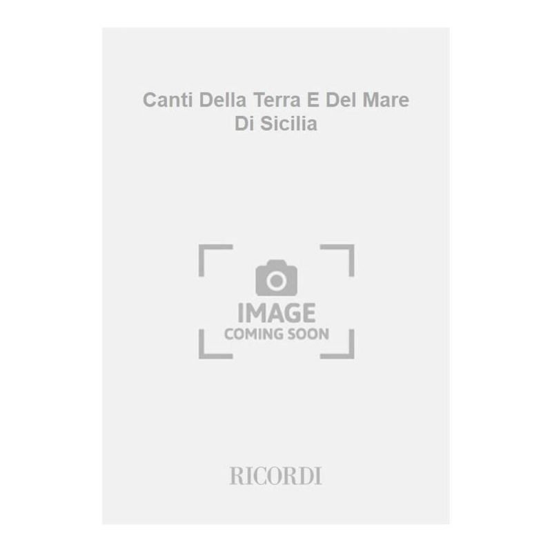 Canti Della Terra E Del Mare Di S Book