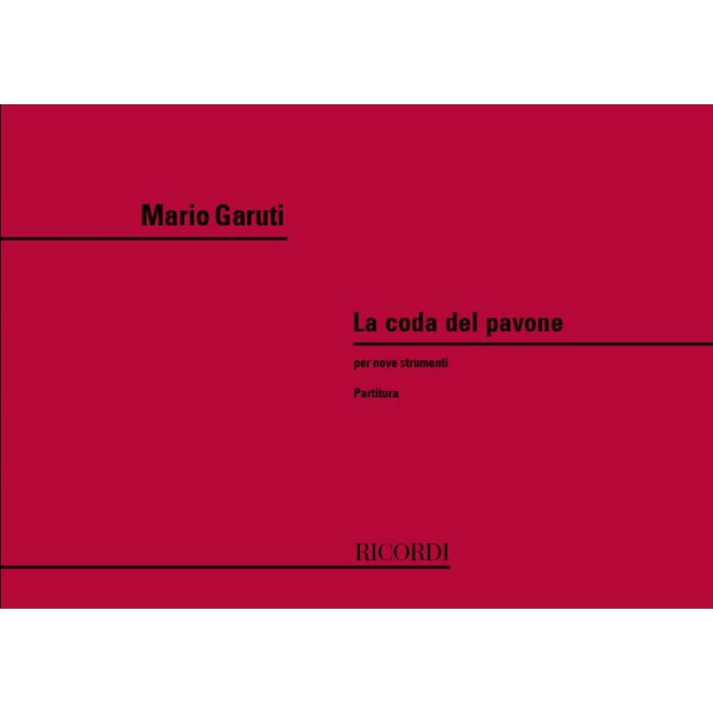La Coda Del Pavone Per 9 Strum Book