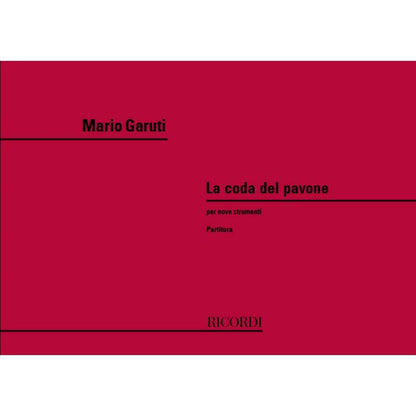 La Coda Del Pavone Per 9 Strum Book