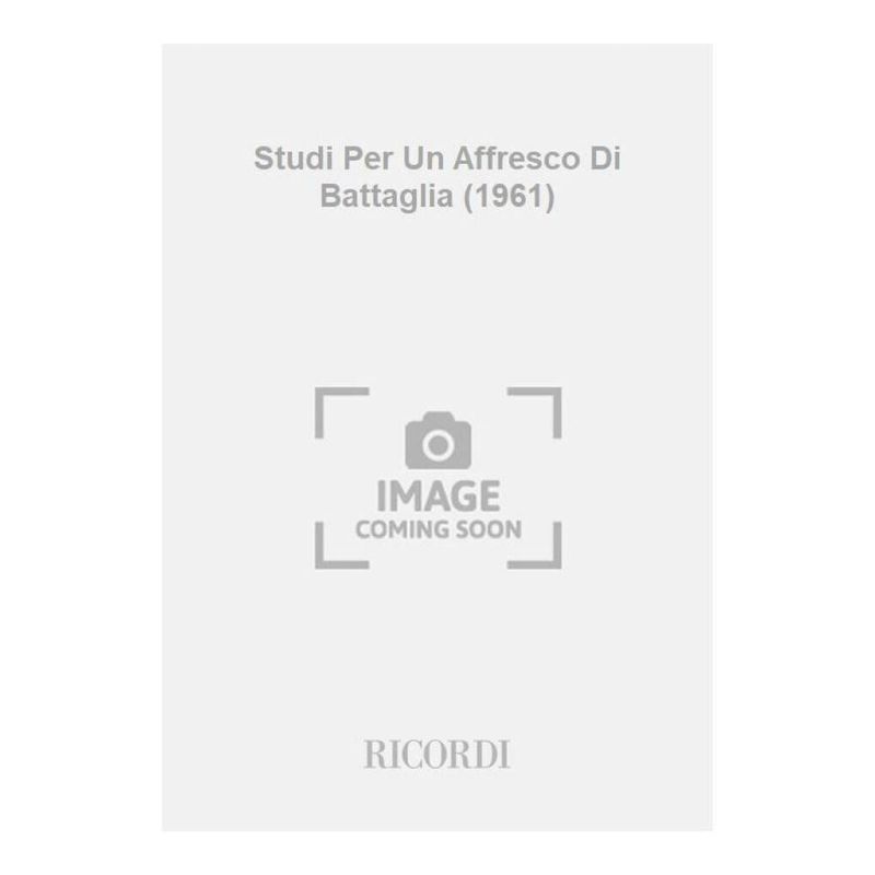 Studi Per Un Affresco Di Battagl Book