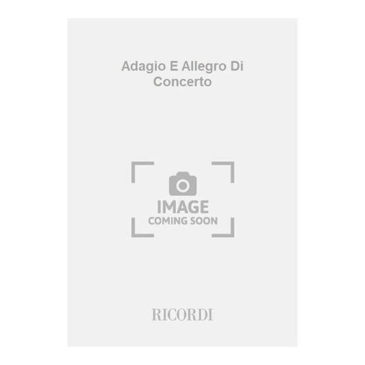 Adagio E Allegro Di Concerto Pe Book