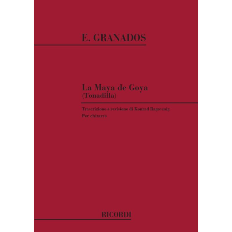 La Maja De Goya Tonadilla Book