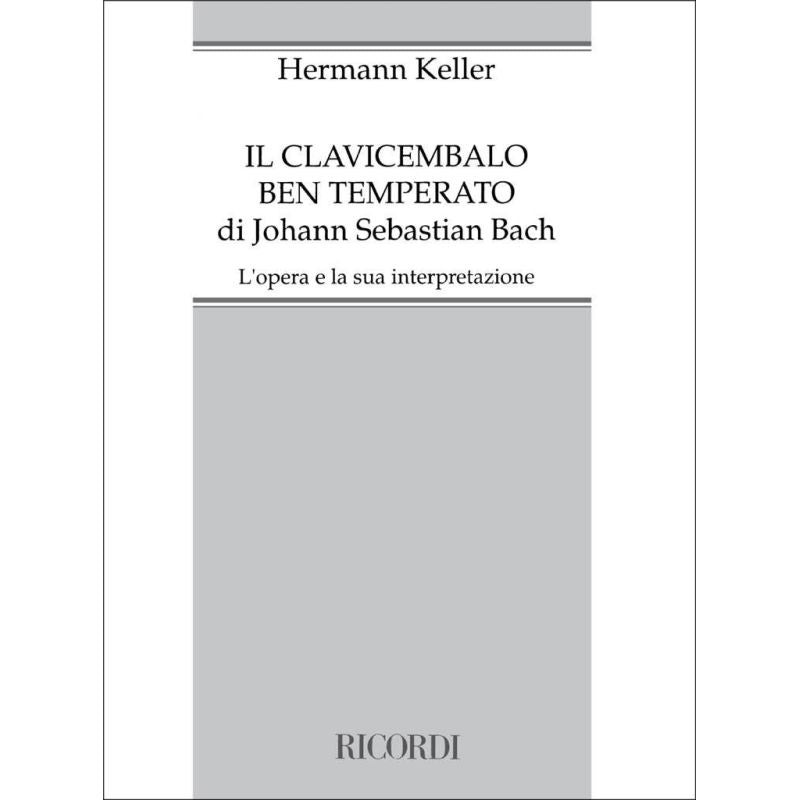 Il Clavicembalo Ben Temperato Di Book