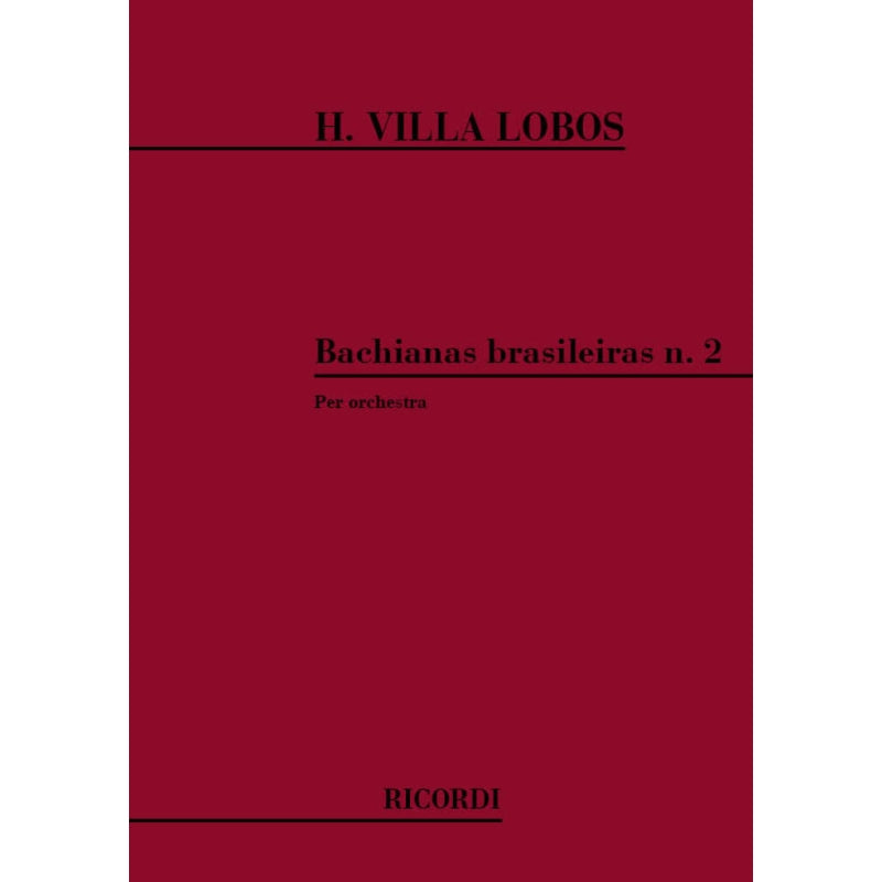 Bachianas Brasileiras N2 Sui Book