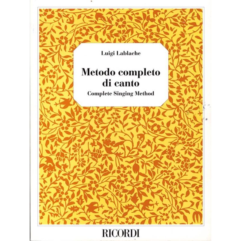 Metodo Completo Di Canto Book