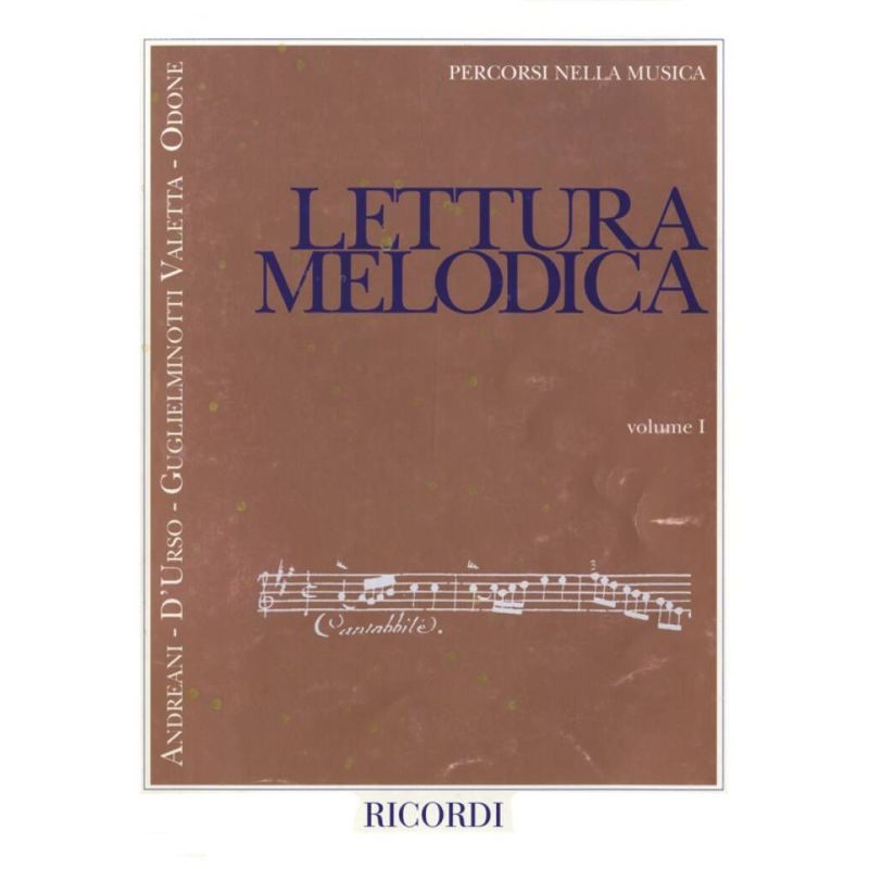 Lettura Melodica Vol 1 (Softcover Book)