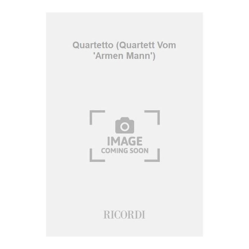 Quartet Per Archi Quartett Vom A Book