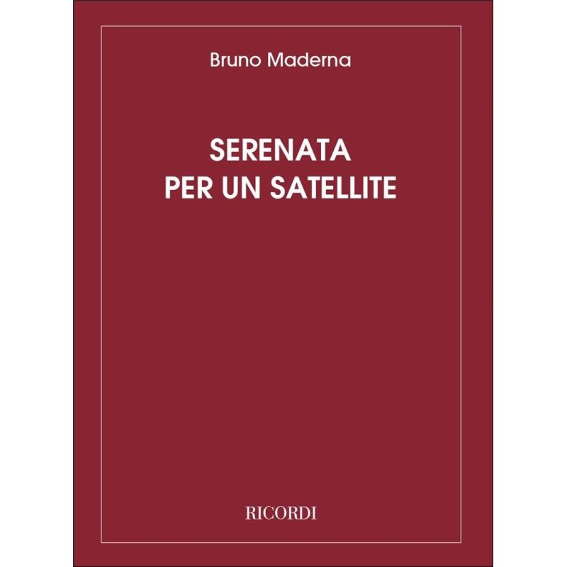 Serenata Per Un Satellite Per Vl Book